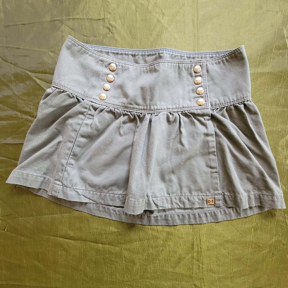 DC Lowrise Mini Skater Skirt Vintage Y2K Size 25